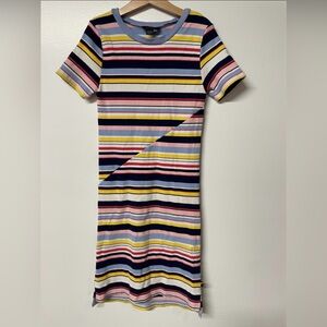 Tommy Hilfiger Multicolor Striped Kids Dress size L 12/14 years